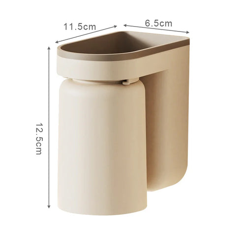 DuoClean 2-in-1 Wall Mount for Toothbrush and Cup – Clever Storage Without Drilling Bowlift