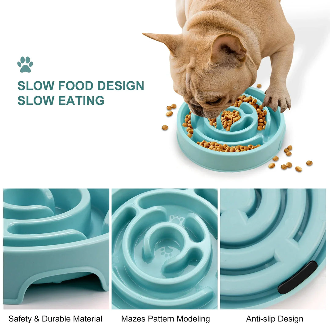 BowLift | SnackMaze Bowl | Anti-Gulping Bowl for Dogs & Cats | Non-Slip & BPA-Free | Slow Eating for Healthy Digestion