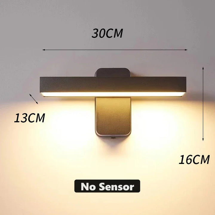 BowLift | LED Outdoor Wall Light VarioLux | Motion Sensor & IP65 | Rotatable | 30–50 cm