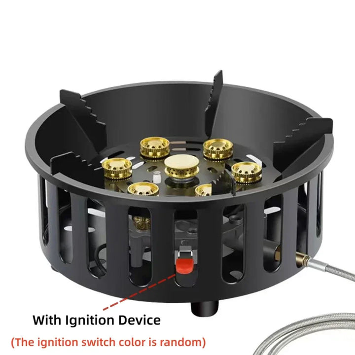 BowLift | FlammaTrek | Compact Outdoor Gas Cooker | Durable Stainless Steel Construction | Foldable