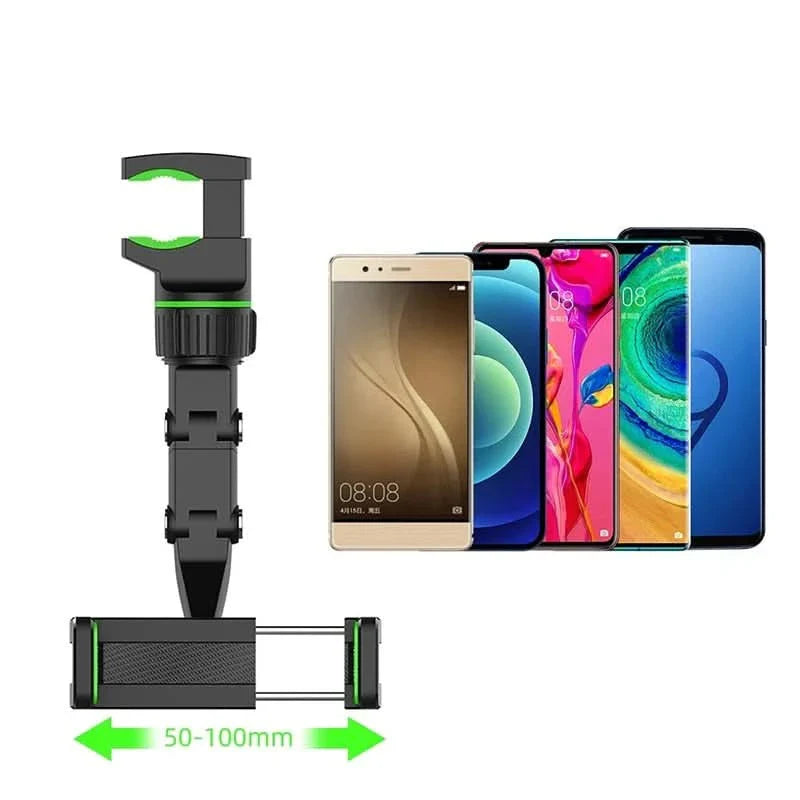 BowLift | 360° Car Phone Holder Mount for Rearview Mirror