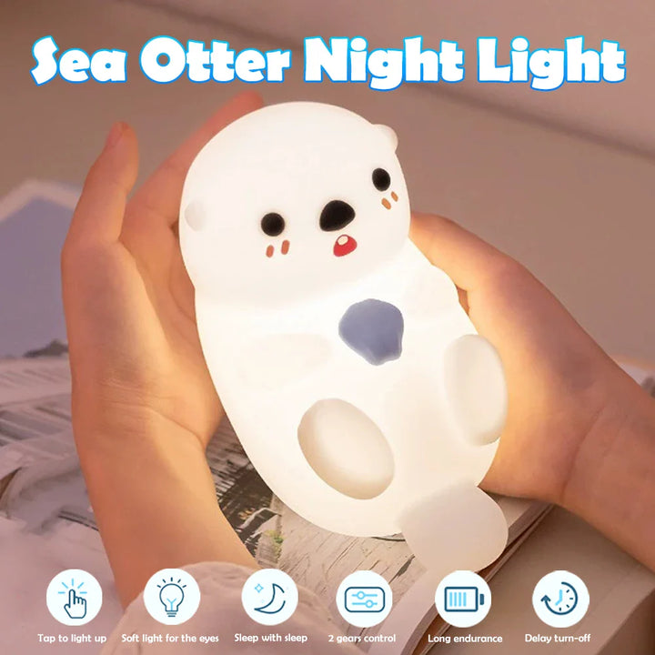 BowLift | LumiSoft LED Night Light | Soft Silicone | Extra Long Battery Life | USB Rechargeable