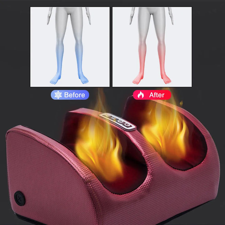 SootheStep – Luxe Shiatsu Voetmassage met Warmtefunctie Bowlift