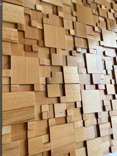 BowLift | Mosaic Wall Panels Solid Wood and Sound-Absorbing Decor