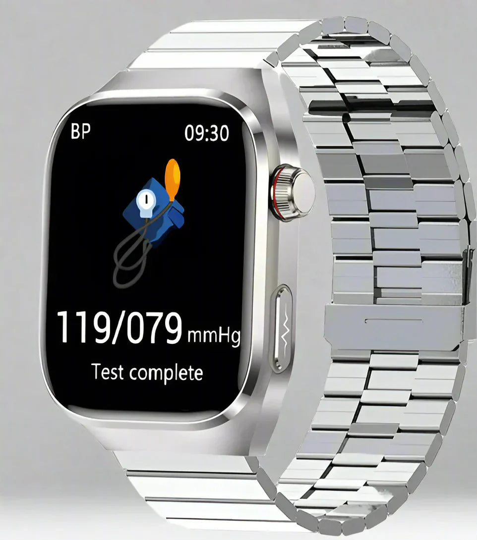 BowLift | Advanced Health Smartwatch with ECG, Blood Glucose Monitoring, 2.04-Inch AMOLED Display – Waterproof Fitness Tracker