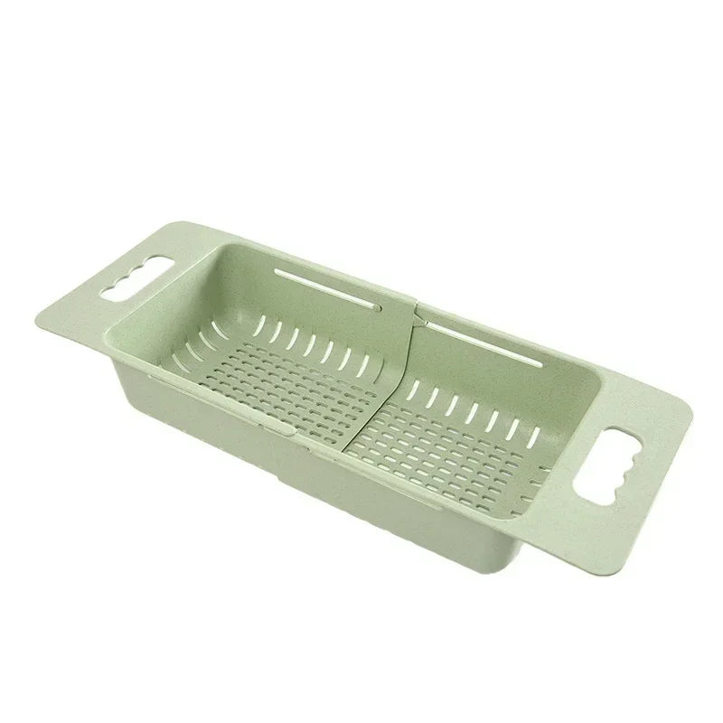 FlexDrain Draining Basket Kitchen – Adjustable Sink Organizer | Auto Drain & Fruit Vegetable Dryer | Space-saving Kitchen Accessory | Bowlift