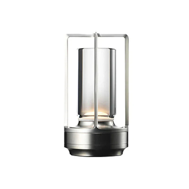 Wireless Rechargeable Table Lamp Made of Crystal, Portable LED Light for Living Room & Balcony | Bowlift