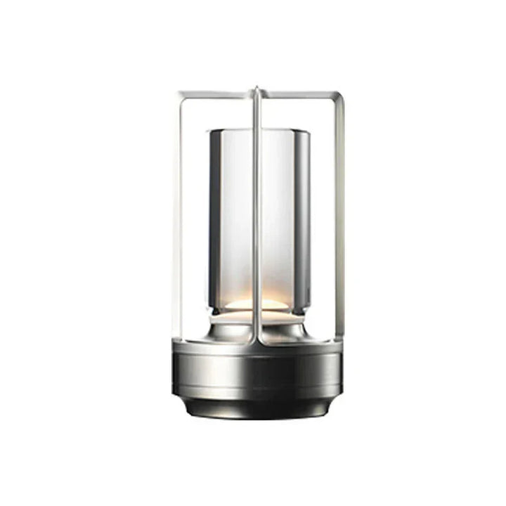 Wireless Rechargeable Table Lamp Made of Crystal, Portable LED Light for Living Room & Balcony | Bowlift