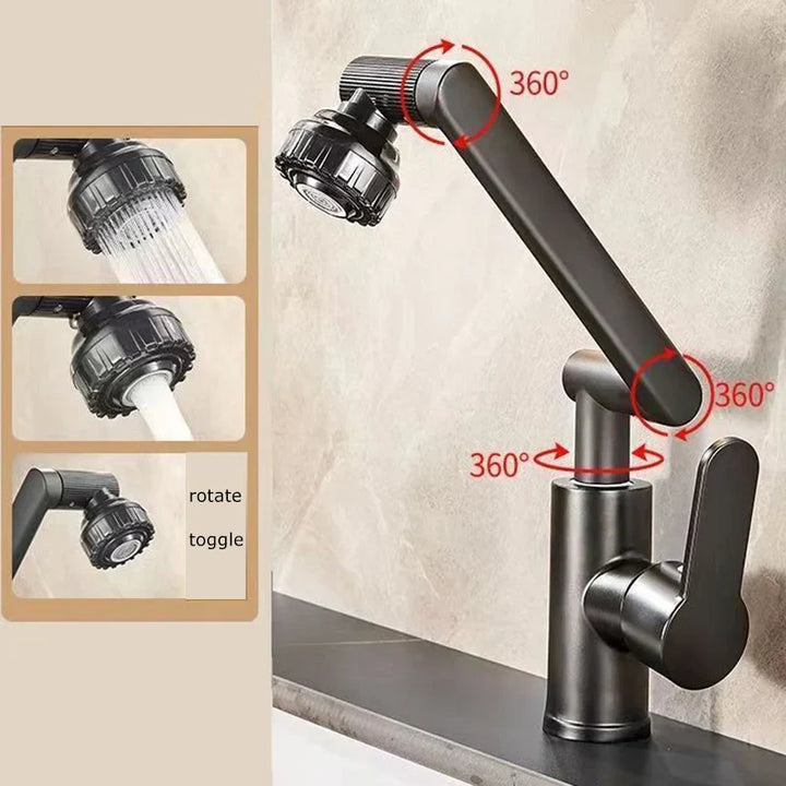 AquaFlex 360° Universal washbasin faucet Bowlift