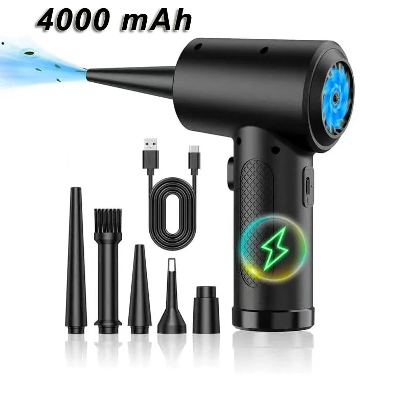 BowLift | Cordless Air Duster with 51,000RPM Motor & LED Light – JetSweep
