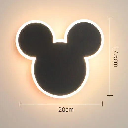 PinkRabbit - Playful LED Wall Lamp for Children's Room Bowlift
