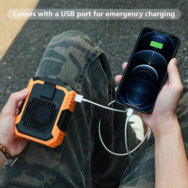 BowLift | USB Rechargeable Portable Waist Clip Air Conditioner Fan