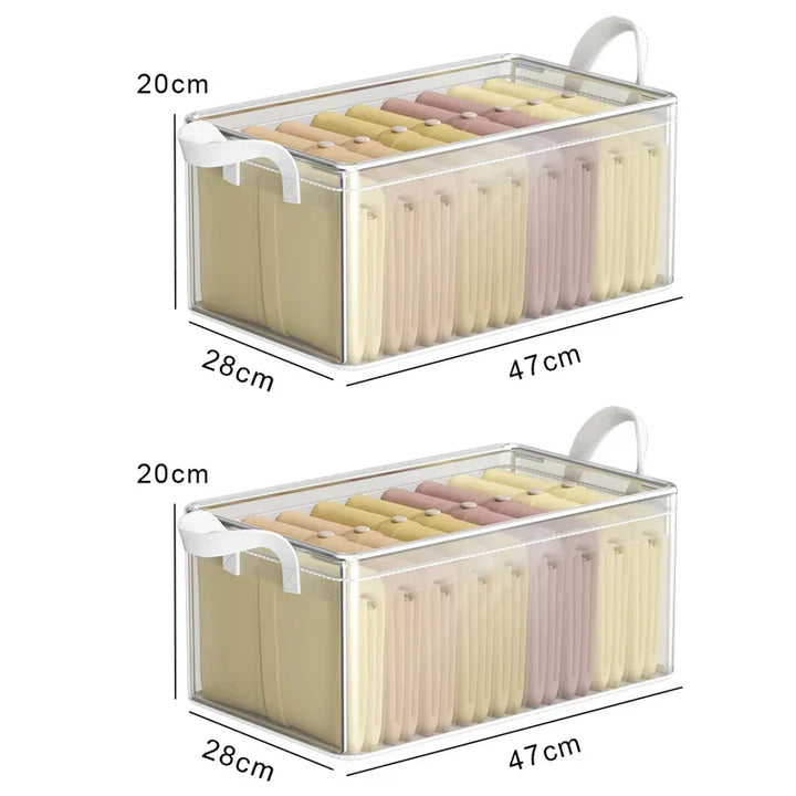 BowLift | ClearBoxx Storage Box | Transparent & Durable Design | Foldable & Space-Saving