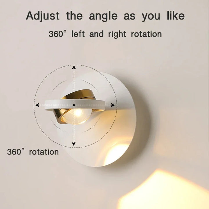 BrightTurn – Adjustable LED Wall Lamp for Any Space Bowlift