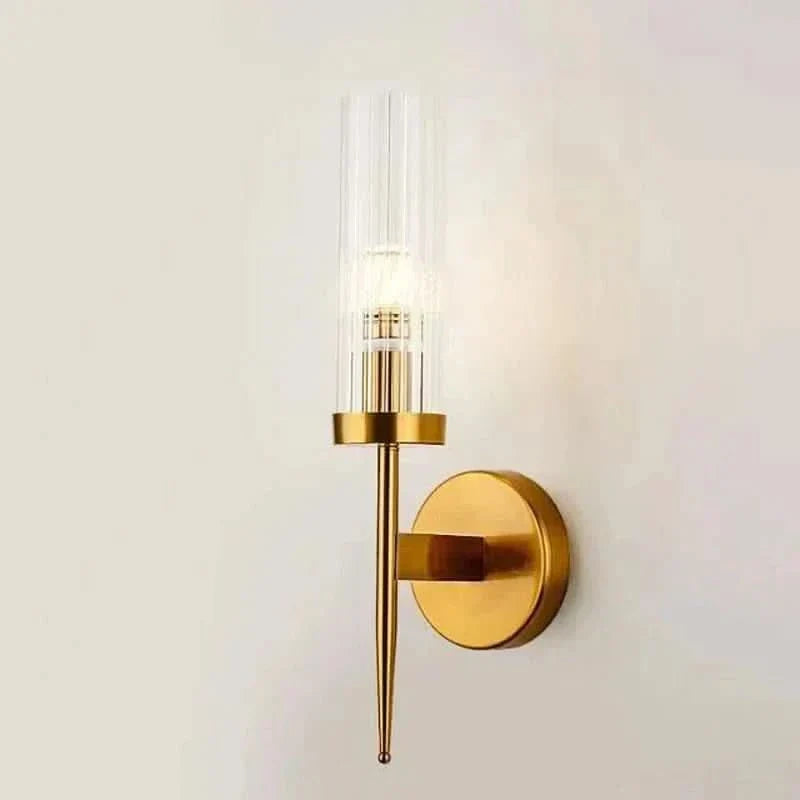 BowLift | Stainless Steel Wall Lamp with Glass Shade