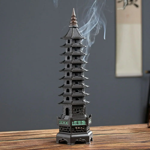 BowLift | Zen Tower-Style Smoke Waterfall Incense Burner