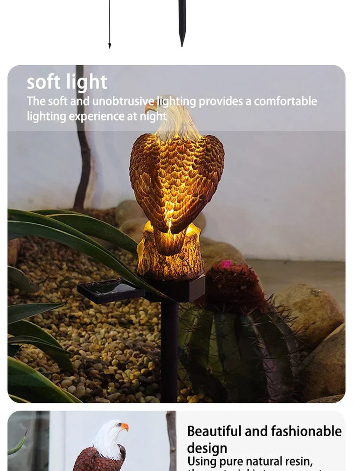 BowLift | Solaroa | Solar Eagle Garden Lamp | LED Decorative Light | Weather Resistant