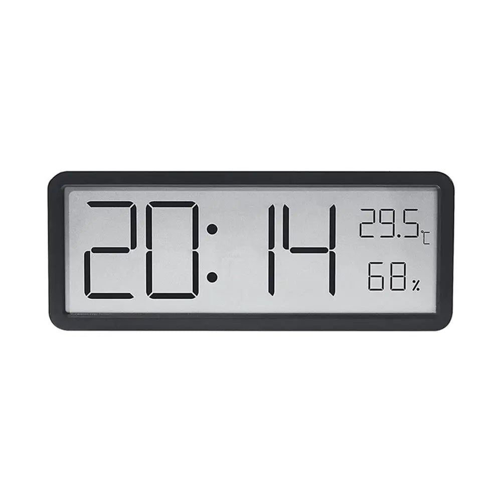 BowLift | TimeVibe Large LED Digital Wall Clock with Temperature & Humidity Display