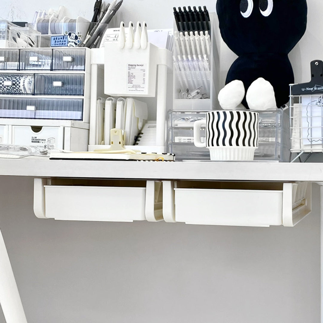 BowLift | Clever Under Desk Hidden Sliding Drawer Organizer