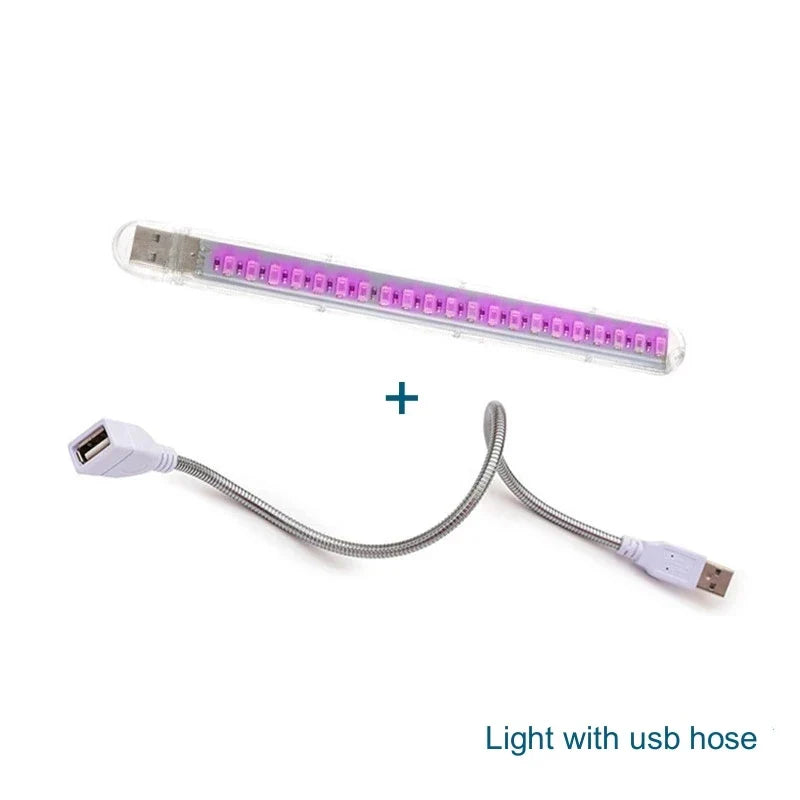 BowLift | LED Plant Light GrowNova FlexLight | USB Plant Light 5V | Full Spectrum with Flexible Arm | For Indoor Greenhouse & Hydroponics