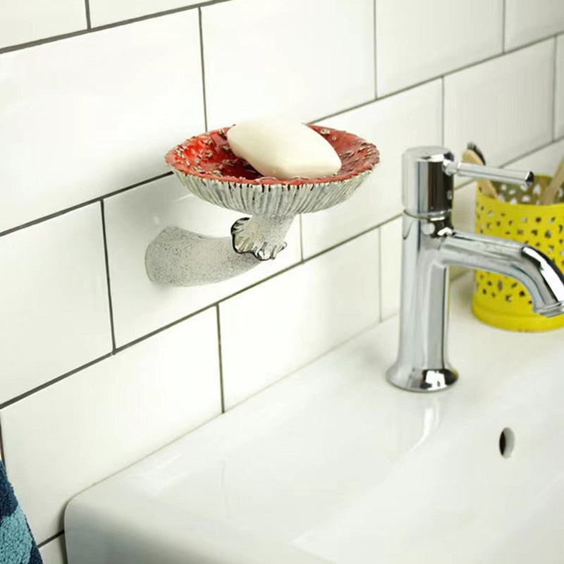 BowLift | Mushroom Shape Floating Resin Wall Shelf