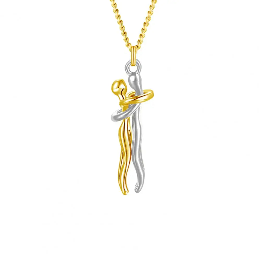 BowLift | Love Forever Hug Cute Couple Necklace