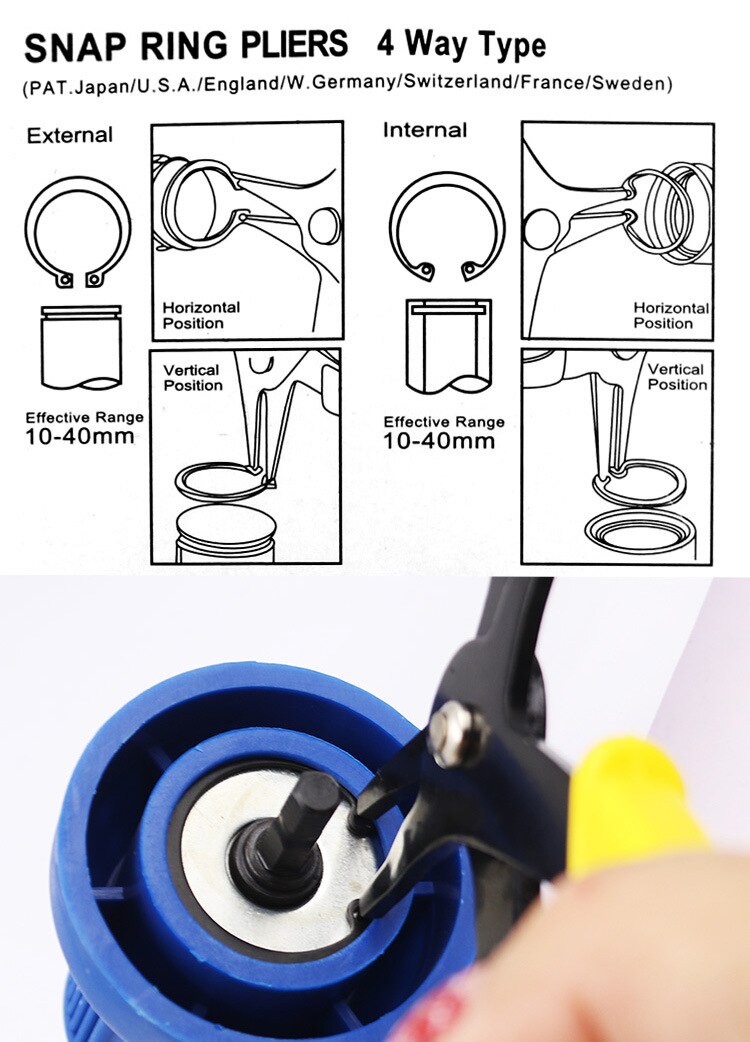 BowLift | 2in1 Snap Ring Pliers Tool