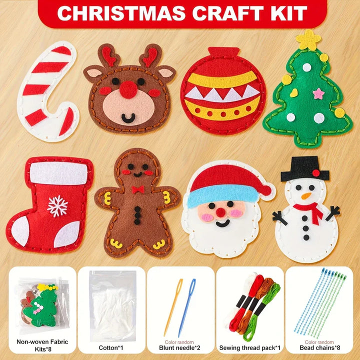 BowLift | Safe DIY Felt Christmas Sewing Set