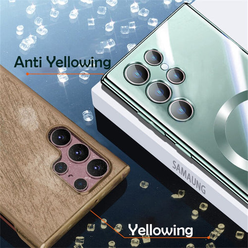 Plating shock fest for Magsafe magnetic case for Samsung S23 S22 Bowlift