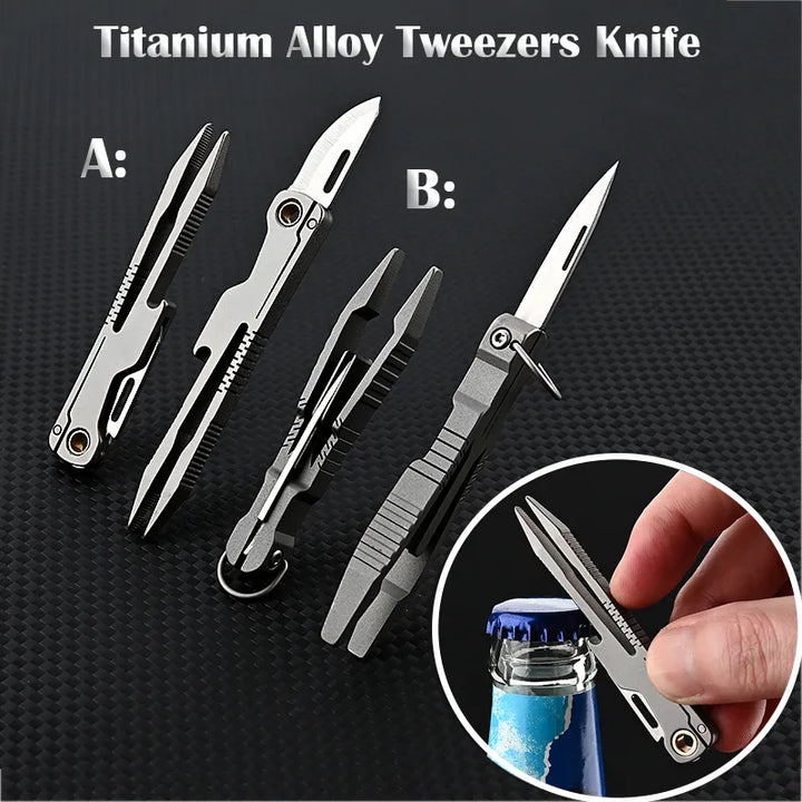 BowLift | All Day Titanium Tweezer Knife Multifunctional Tool