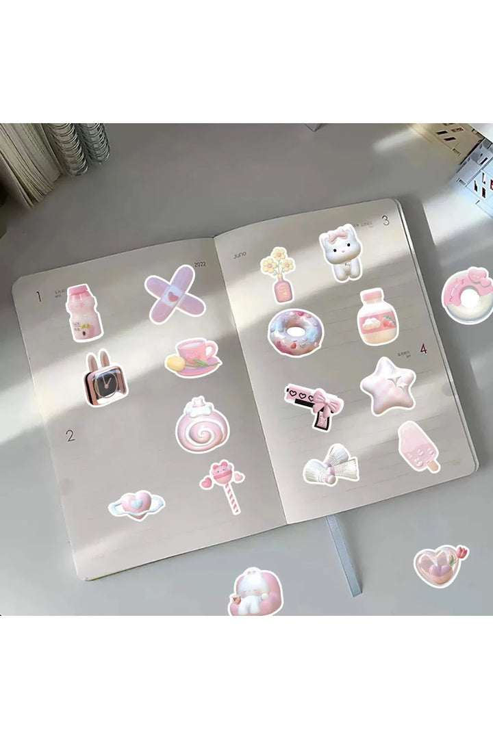 Pink Dream 3D Sticker | Bowlift