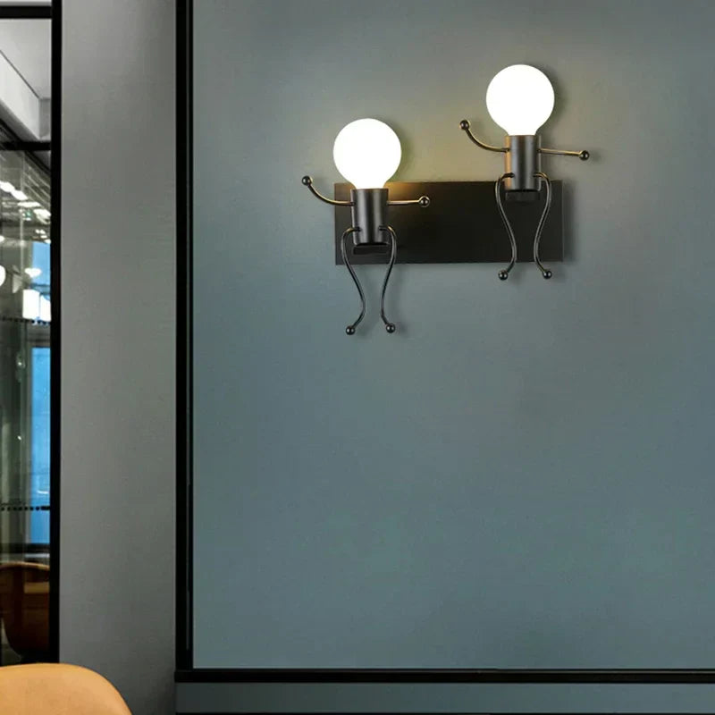 RobotLume – Trendy LED Wall Lamp for Kids Bowlift