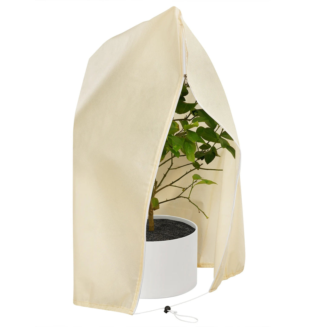 BowLift | Winter protection cover for plants - Frost protection with zipper and drawstring, breathable for palms and potted plants in the garden