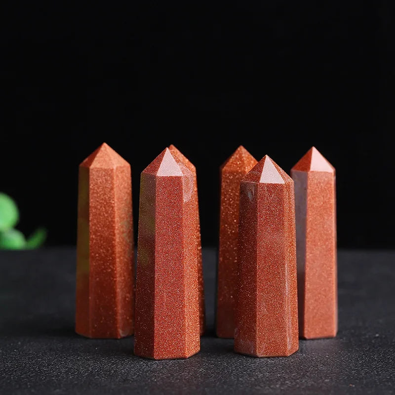 BowLift | Crystal Obelisk Elaria | Natural Stone Healing Stone | For Meditation & Reiki | 4–8 cm