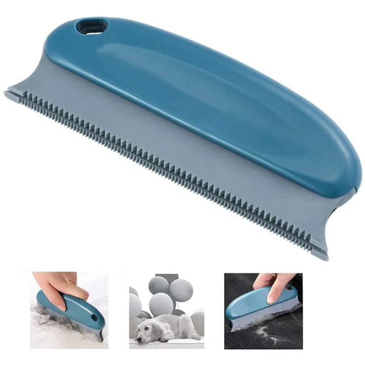 BowLift | Fluffigob Fuzz & Pet Hair Remover Brush | 2-in-1 Cleaning with Double Comb Structure | For Couch, Clothing, Carpet | 15 × 6 × 2 cm