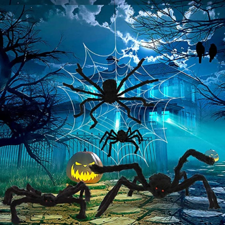 BowLift | Big Black Spider Halloween Party Decoration
