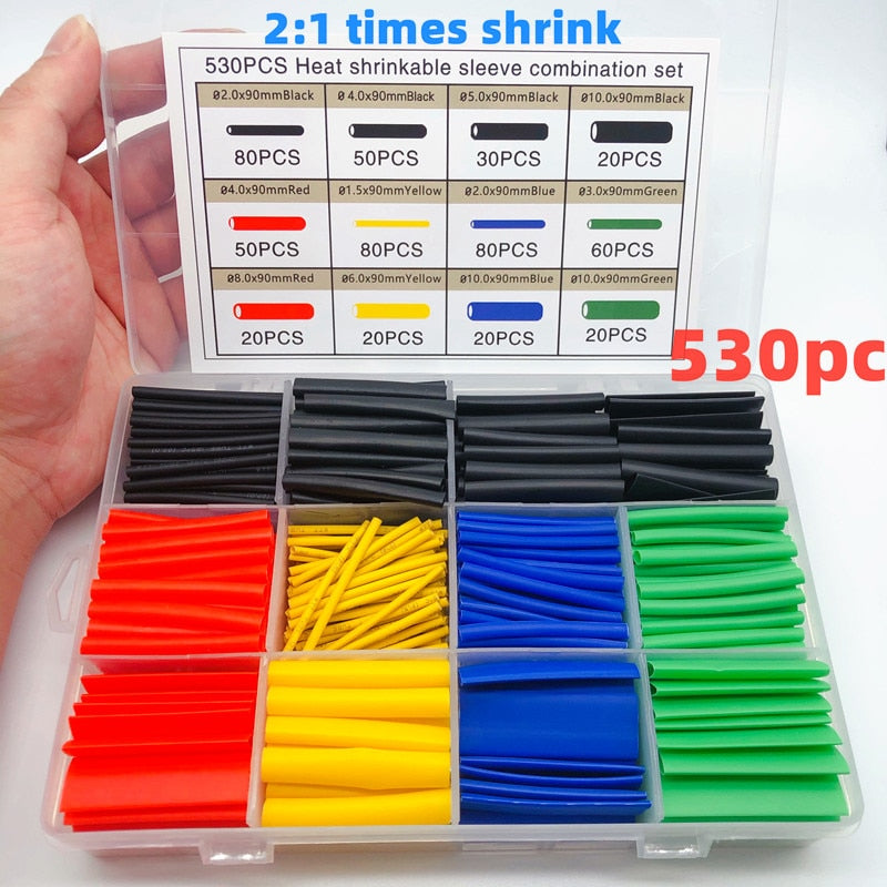 BowLift | 530Pcs Colored Insulated DIY Cable Fix Kit