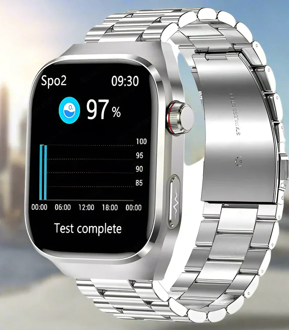BowLift | Advanced Health Smartwatch with ECG, Blood Glucose Monitoring, 2.04-Inch AMOLED Display – Waterproof Fitness Tracker