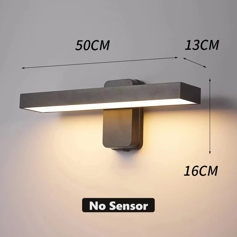 BowLift | LED Outdoor Wall Light VarioLux | Motion Sensor & IP65 | Rotatable | 30–50 cm
