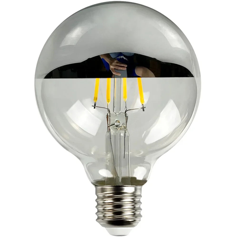 Vintage LED Bulb – Retro Table Lamp with Wooden Base | Bowlift
