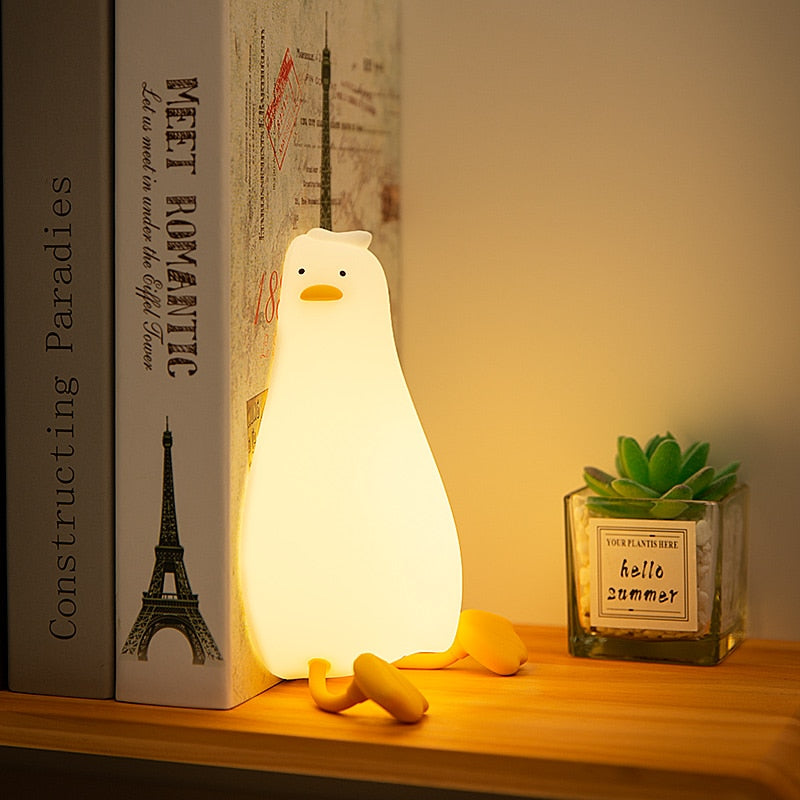 BowLift | Lazy Flat Duck Atmosphere Night Lamp