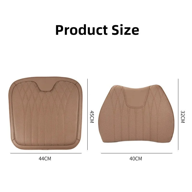 BowLift | Leather Breathable Comfy Premium Car Seat Cushion