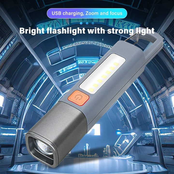 Ultra-Bright Long Shot USB Rechargeable Flashlight | Bowlift