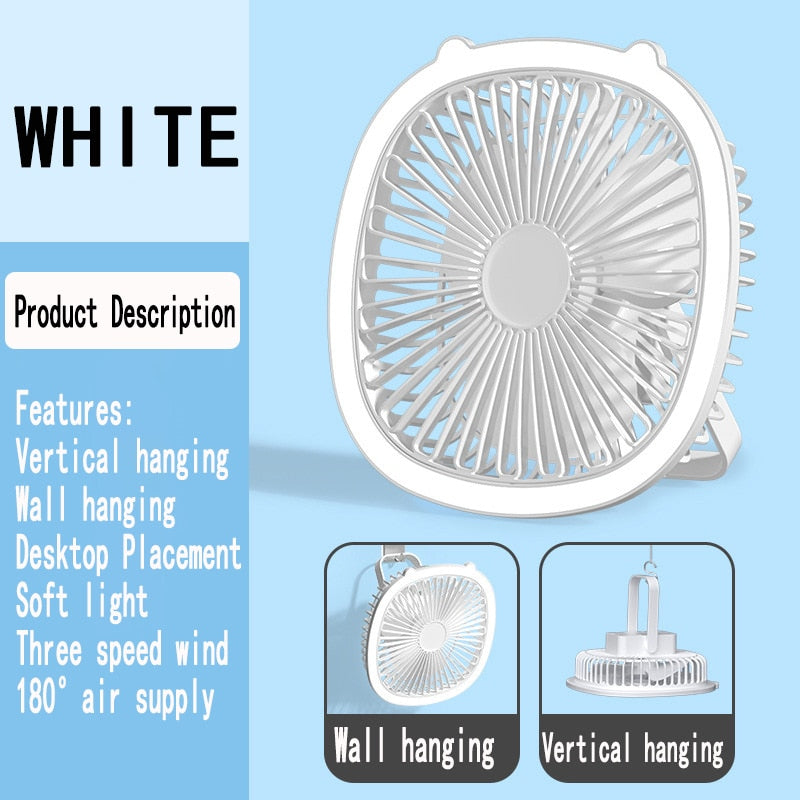 BowLift | Compact Easy Mini Night Lamp USB Air Cooler