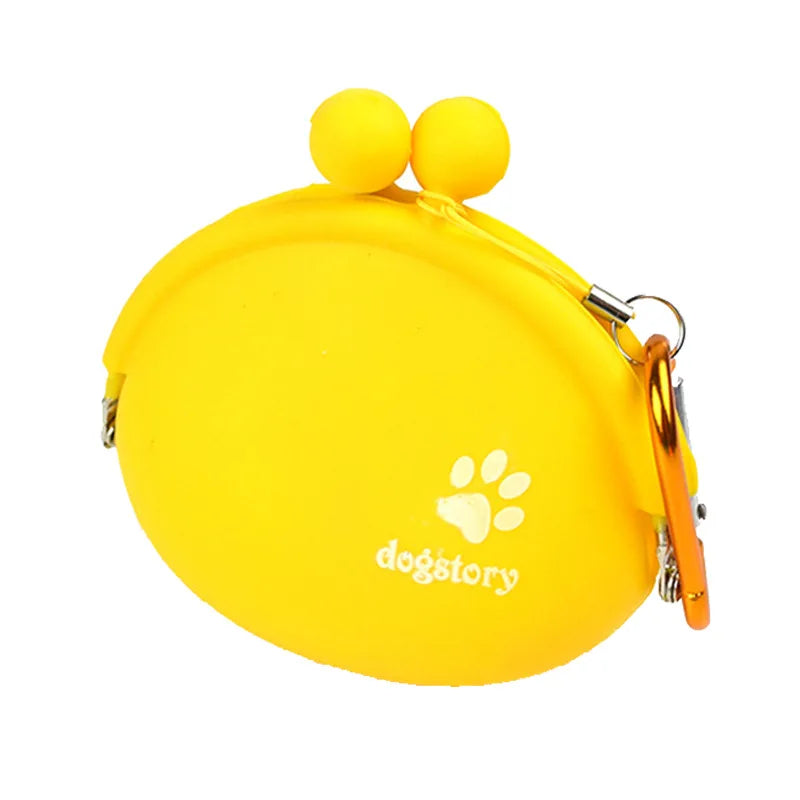 BowLift | Treatico Silicone Snack Bag for Dogs | With Clip & Velcro | For Training, Walking & Traveling | 9 × 9.5 cm