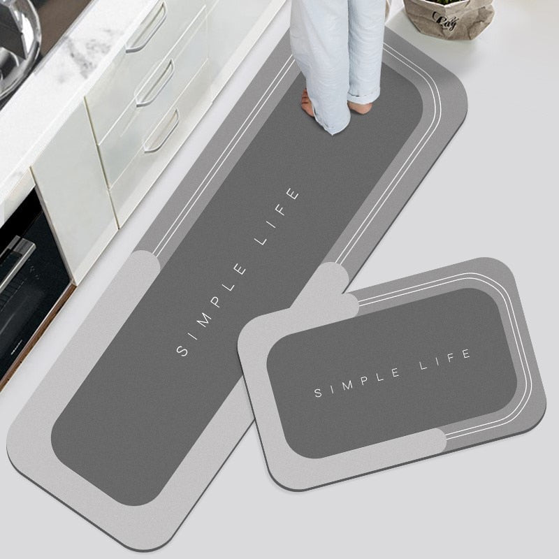 BowLift | Modern Water Absorbent Anti-slip Area Rugs