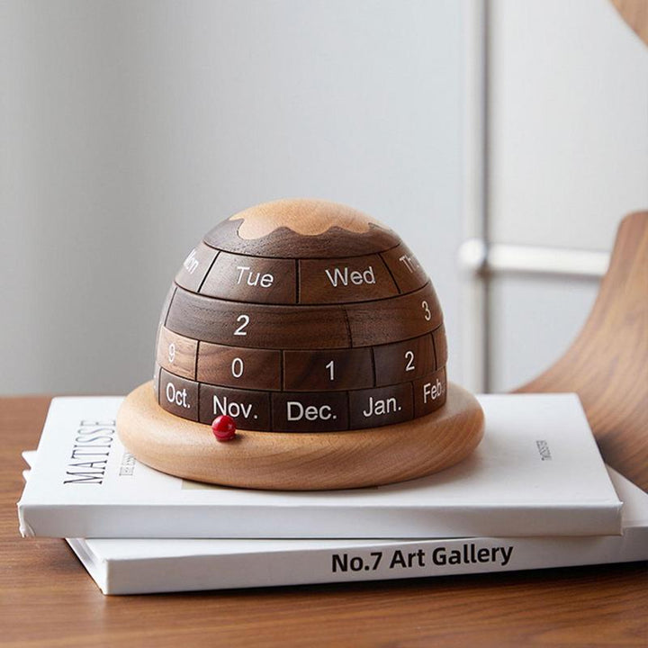 BowLift | Unique Planet Wooden Table Calendar