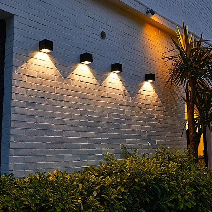 2 in 1 Solar Wall Light for Outdoors | Bowlift