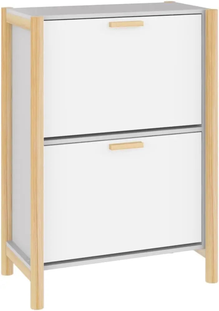 BowLift | Slim Entryway Shoe Cabinet with Doors 57.5 × 33 × 80 cm – TidyStep