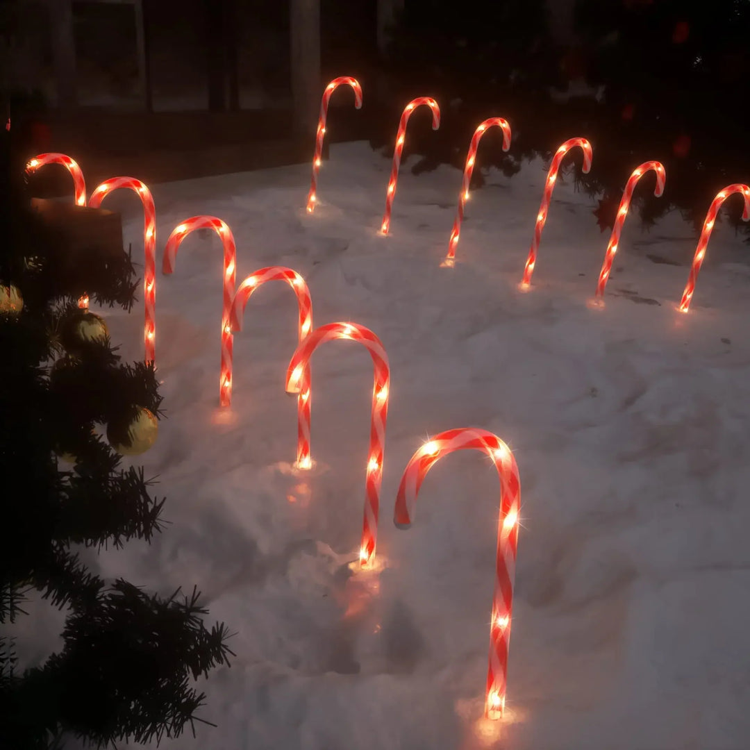 BowLift | CandyCaneLuxe | Waterproof LED Christmas lights